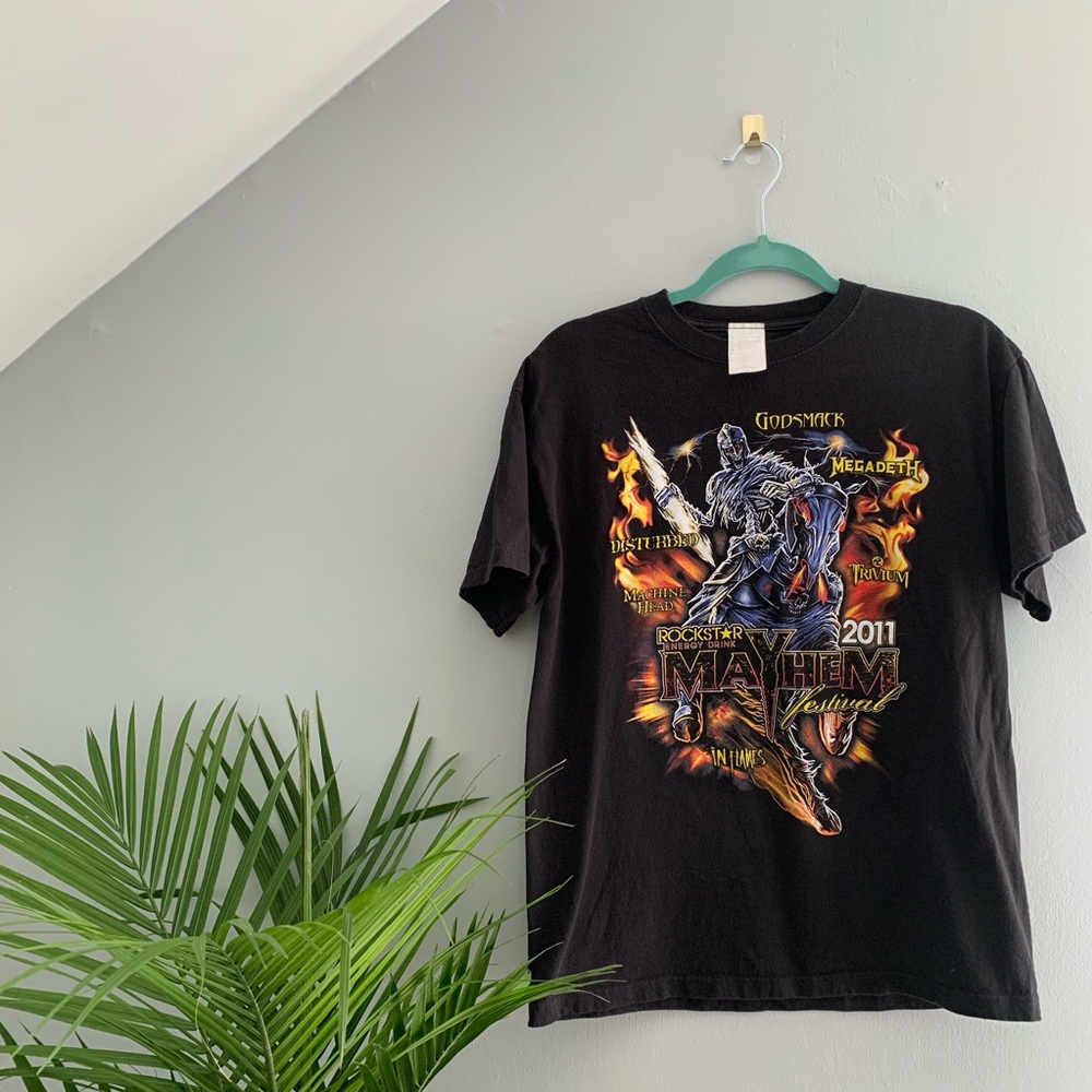 MAYHEM FESTIVAL Rockstar Energy 2011 Lineup Tee
